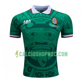 Messico Retro Maglia Prima 1998 Manica Corta